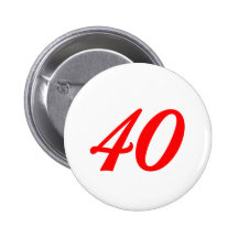 Quarantième cadeaux d'anniversaire du numéro quara pin's