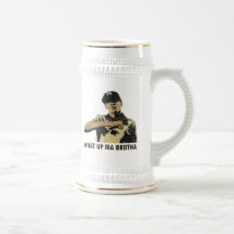 Quel mA haut Brotha - hip hop d'art de graffiti Mugs