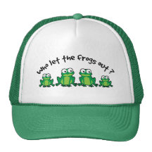 Qui a laissé les grenouilles ? casquette