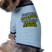 Quotidien un professeur français d'aventure… manteaux pour chien