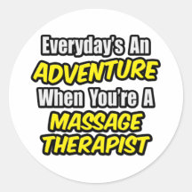 Quotidien un thérapeute de massage d'aventure… adhésifs