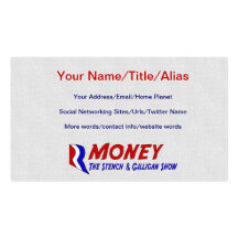 R-MONEY MODÈLES DE CARTES DE VISITE