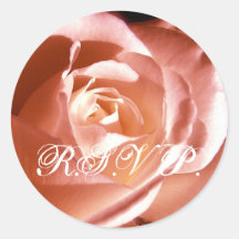 R.S.V.P. Hochzeit Sticker_Pink Korallen-Rose