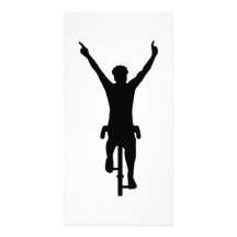 Radfahrersieger Personalisierte Foto Karte