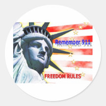 "Rappelez-vous 911" des règles de liberté ! Autocollants