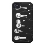Raserei-Comic Meme stellt das Gehen gegenüber. Ich iPhone 4 Cover