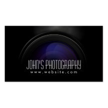 Rauchende Kameraobjektiv-Fotograf-Visitenkarte