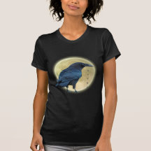 Raven noir et collection III de mode de lune de ré T-shirts