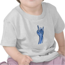Rayon X bleu - bébé T-shirt