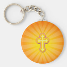 RAYONS DE CROIX ET DE SOLEIL PORTE-CLÉ