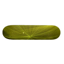 Rayons de vert électrique psychédélique plateaux de skateboards