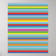 Rayures multicolores affiches