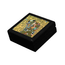 Réalisation (l'étreinte) par Gustav Klimt Boîte À Souvenirs