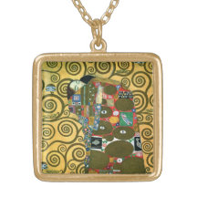 Réalisation (l'étreinte) par Gustav Klimt Bijouterie Personnalisée