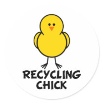 Recyceln des Kükens