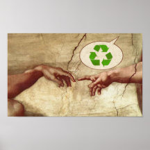 Recyceln Sie! - Gott Posterdrucke