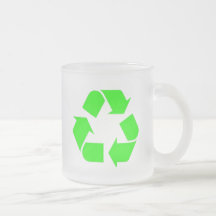 Recyceln Sie Kaffeetasse