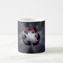 Recyceln Sie (Raum) Tee Haferl