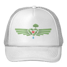 Recyceln Sie Winged Herz Cap