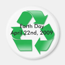 recycle2, Erde DayApril 22., 2009 Magnete