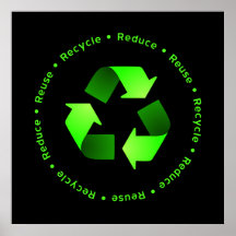 Réduisez, réutilisez, réutilisez l'affiche