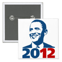 Réélisez Obama 2012 Badges
