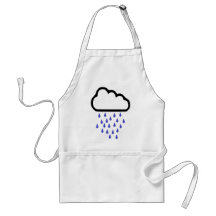 Regen - Wetter Schürze