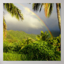 Regenbogen-Hakipuu Plakat