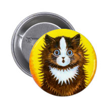 Regenbogen-Katze Anstecknadelbuttons