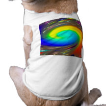 Regenbogen-Strudel Haustiershirt