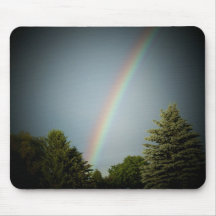Regenbogen über Evergeen Mauspads