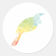Regenbogen-Wasser-Farbe Tui Sticker