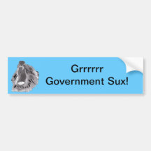 Regierung Sux Autoaufkleber