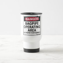 Région d'opération de cornemuse tasses à café