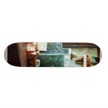 Registrierkasse im Gemischtwarenladen Individuelle Skatedecks