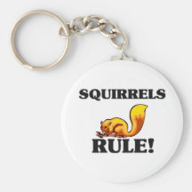 Règle d'ÉCUREUILS ! Porte-clef
