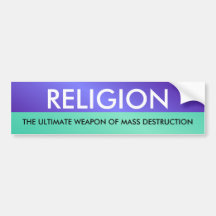 RELIGION, DAS ENTSCHEIDENDE WEAP… AUTO STICKER