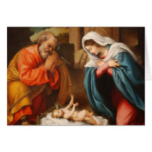 Religiöse Weihnachtskarte