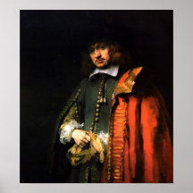 Rembrandt - Porträt von Jan. sechs Plakate