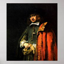 Rembrandt Van Rijn - Porträt von Jan. sechs Poster