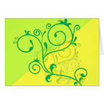 remous numériques de chaux de citron de Free-Flora Carte De Vœux