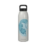 Renard d'hiver bouteille d'eau