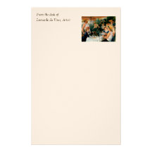 Renoirs Mittagessen des Bootfahrt-Party (1881) Personalisiertes Druckpapier