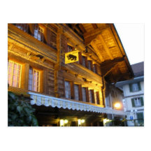 Restaurant in Unterseen Postkarten