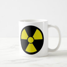 Retombées radioactives tasse à café