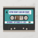 Retro 80er Kassette Mixtape personalisiert Personalisierte Flyer