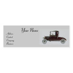RETRO AUTOS 2 - Autoreparaturen, Automobil Visitenkarte