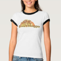 Retro Baum Hugger Damen-Wecker-T-Shirt