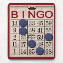 Retro Bingo-Karte