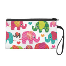 Rétro bracelet mignon de motif de l'Inde d'éléphan Sac À Main Avec Dragonne
